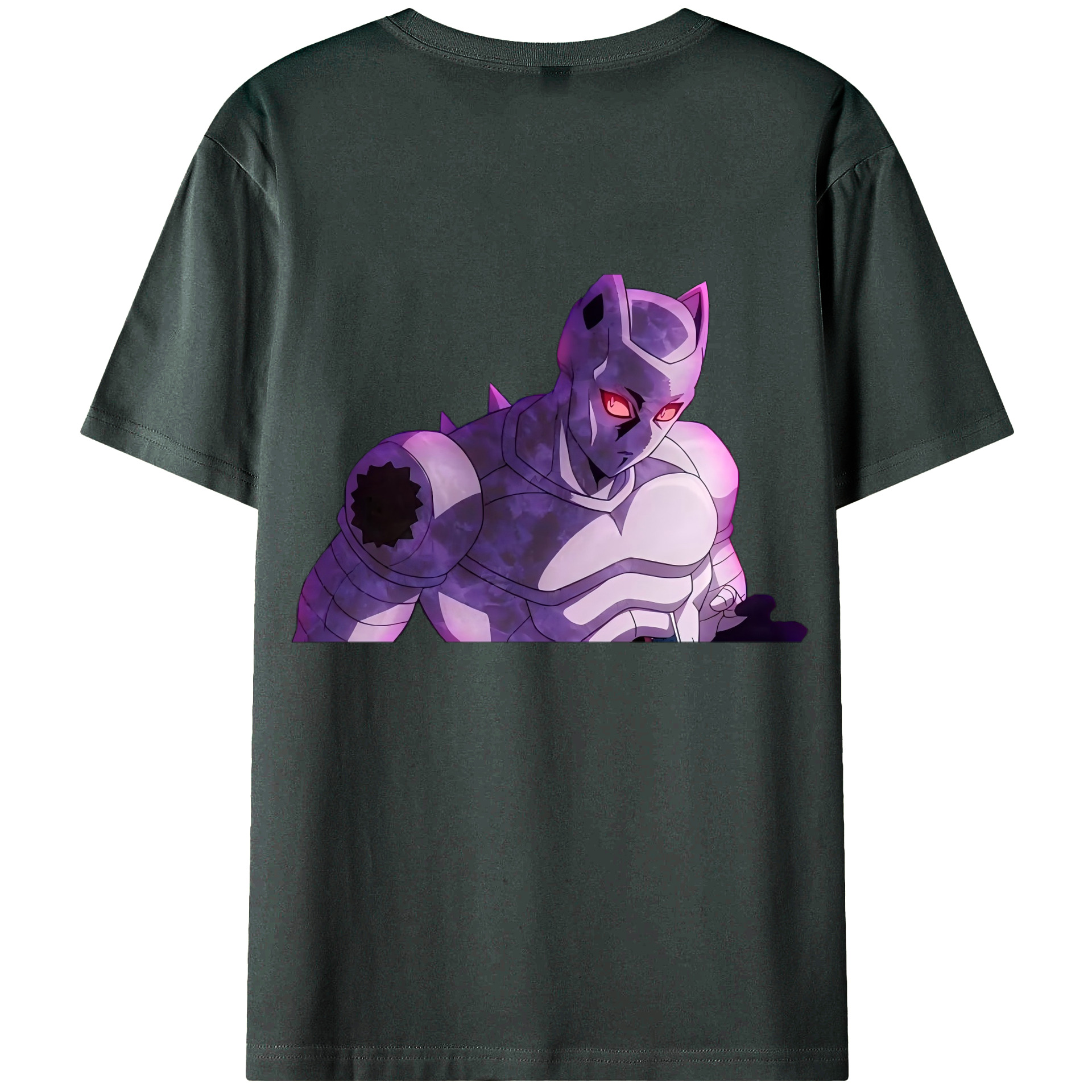 （画像用） ジョジョの奇妙な冒険 きら よしかげ JoJo's Bizarre Adventure Kira Yoshikage 綿100％ メンズ半袖Tシャツ（バックプリント） 通気性